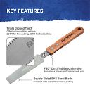 Faithfull Double Sided Pull Saw - 125mm 3