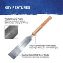 Faithfull Double Sided Pull Saw - 240mm 3