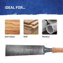 Faithfull Double Sided Pull Saw - 240mm 5