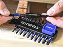 Faithfull Impact Bit Set - 22 Piece with Carabiner 4