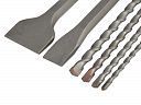 Faithfull 6 Piece SDS-plus Chisel and Drill Bit Set 4
