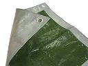 Faithfull Tarpaulin (Eye) Green/Silver 2