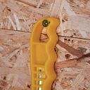 Faithfull Wire Scratch Brush Brass Yellow Handle 6
