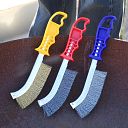 Faithfull Wire Scratch Brush Brass Yellow Handle 10