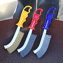 Faithfull Wire Scratch Brush Stainless Steel Blue Handle spids 10