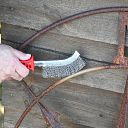 Faithfull Wire Scratch Brush Steel Red Handle spids 5