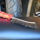 Faithfull Wire Scratch Brush Steel Red Handle spids 7