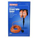 Faithfull Outdoor Ground Spike Socket IP54 230V 15M 13A 5
