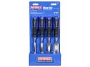 Faithfull Soft-Grip Bevel Edge Chisels - Set of 4 with Chisel Roll 3