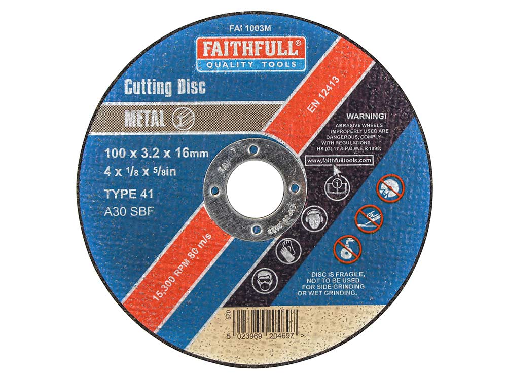 125 mm & 230 mm Metal Grinding Discs For Angle Grinders EN12413. 115 mm 
