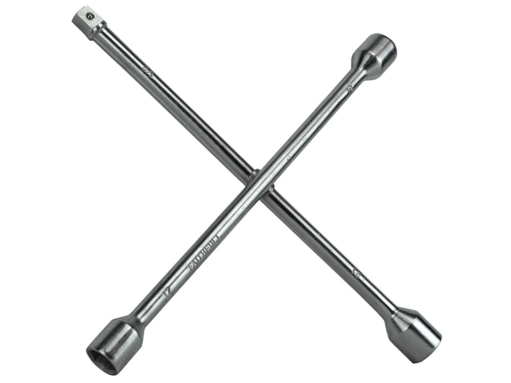 Car wheel brace extendable wrench fits Ford 