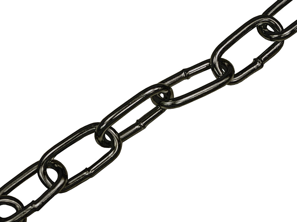 0.087 Diameter 197 Length Campbell 0711077 Hobby/Craft Oblong Decorator Chain on Reel Black Finish 13 lbs Load Capacity #100 Trade 