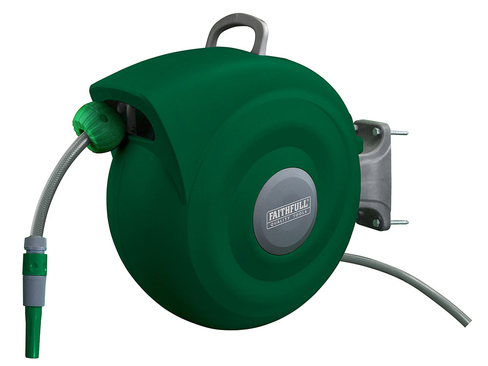 Auto Hose Reel with Wall Bracket 20M