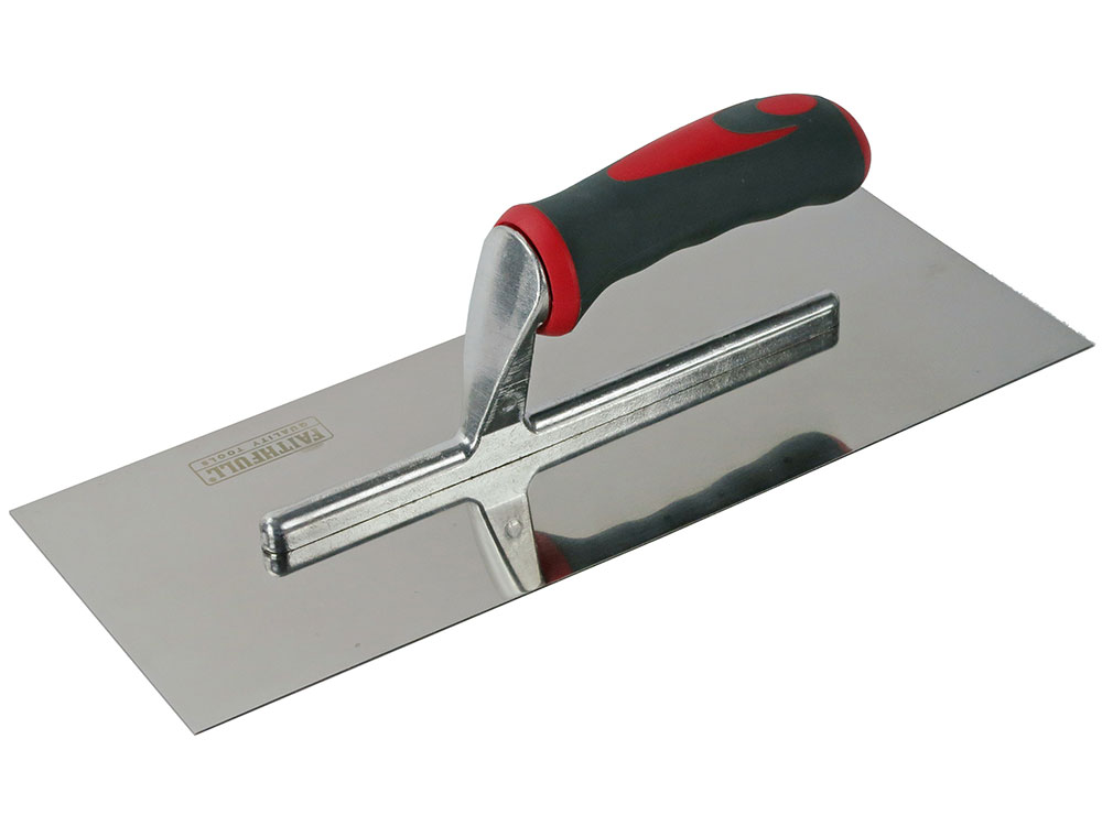 Faithfull FAISGTP13SS Plasterers Trowel Stainless Steel 13 x 5in