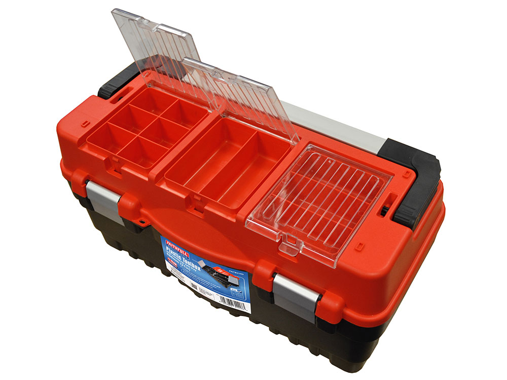 Plastic Toolbox with Cantilever Tote 55cm (21in)