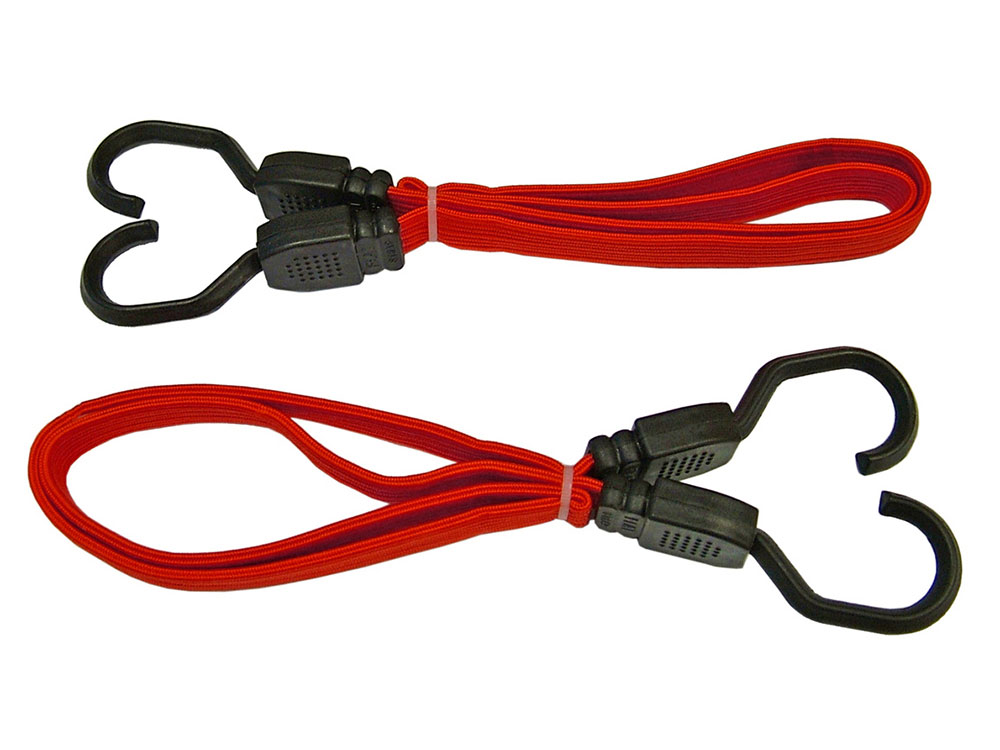 Diall Red Bungee cord, 0.6m L Pack Of 2 