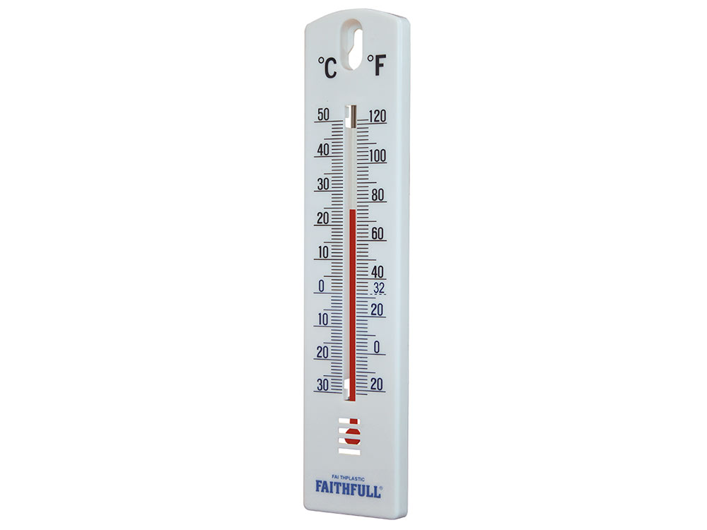 Thermometer Wall Plastic 200mm