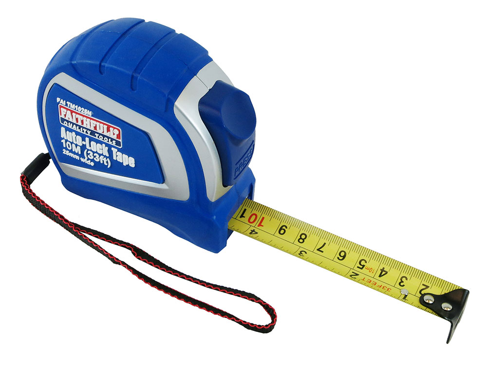 AutoLock Tape Measures 25mm Blade